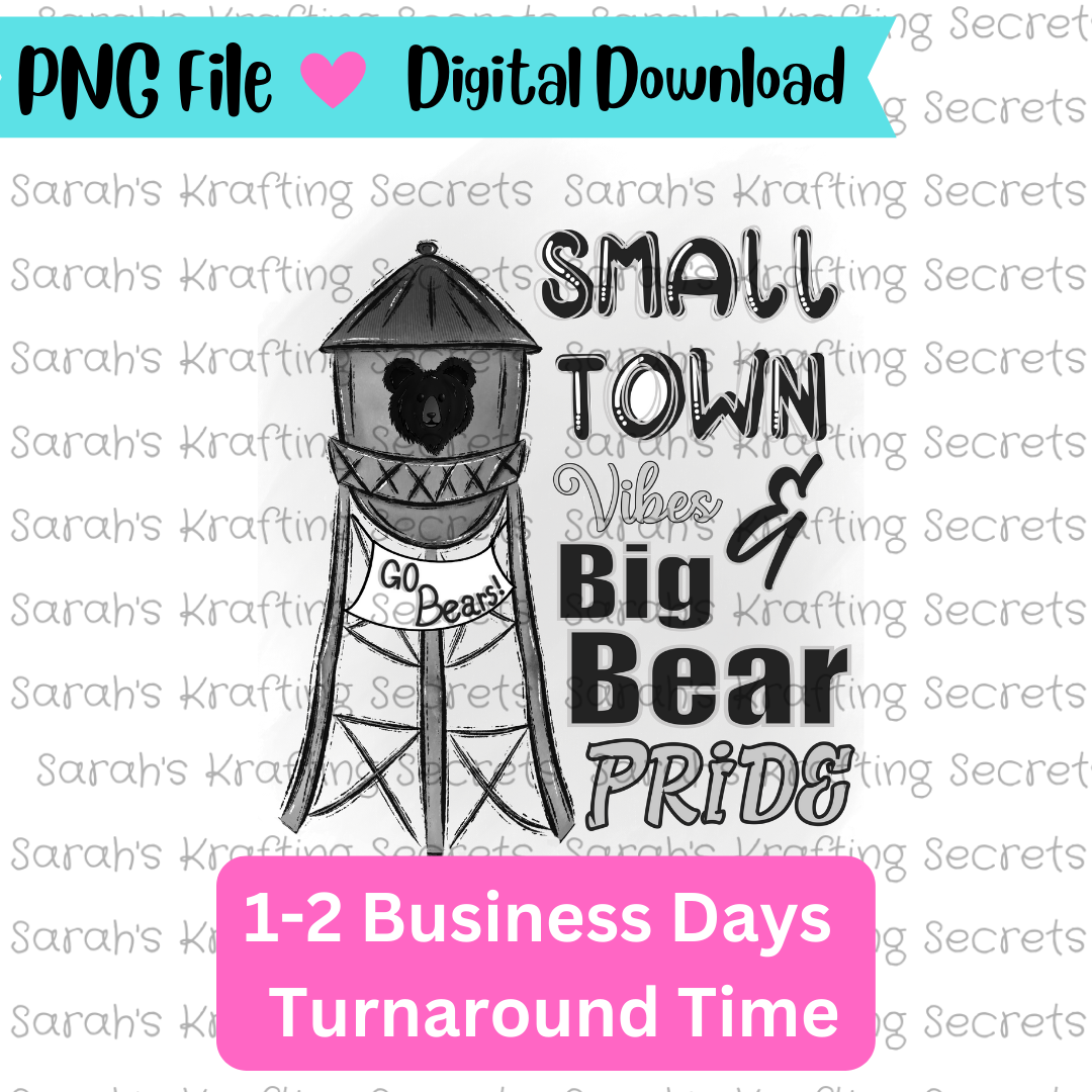 Custom Small Town Vibes & Big Mascot Pride