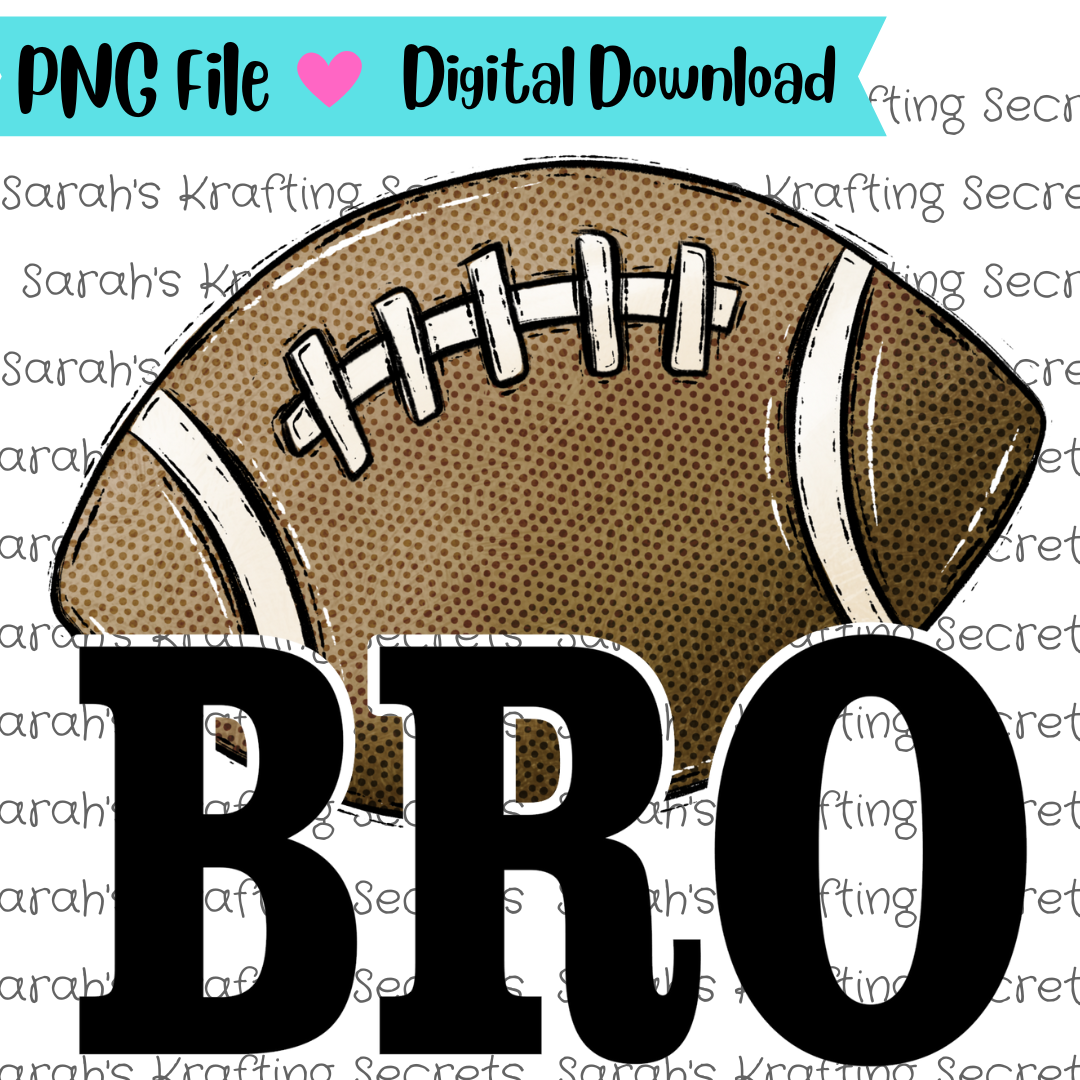 Football Bro Sublimation Graphic Design