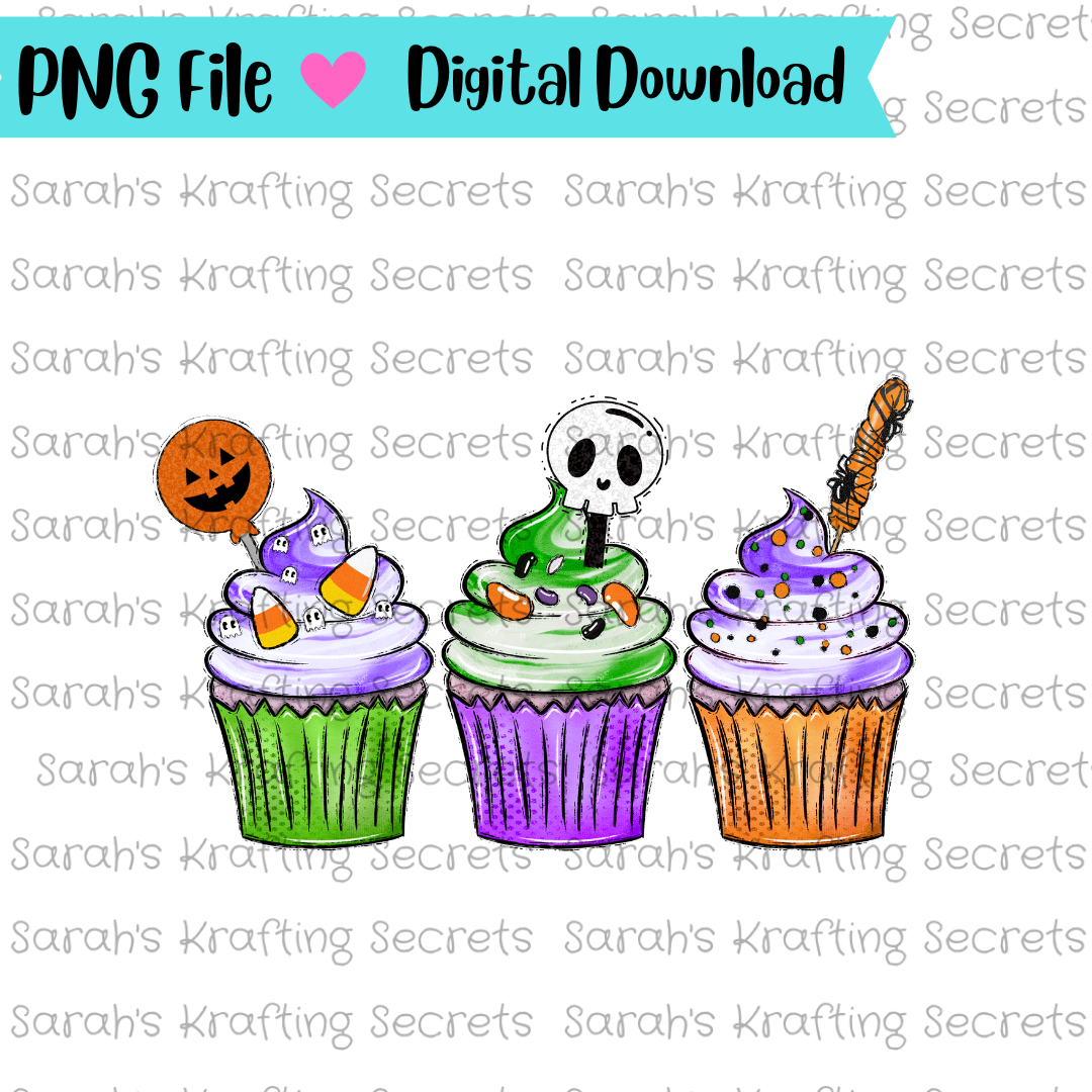 Halloween Cupcakes Png