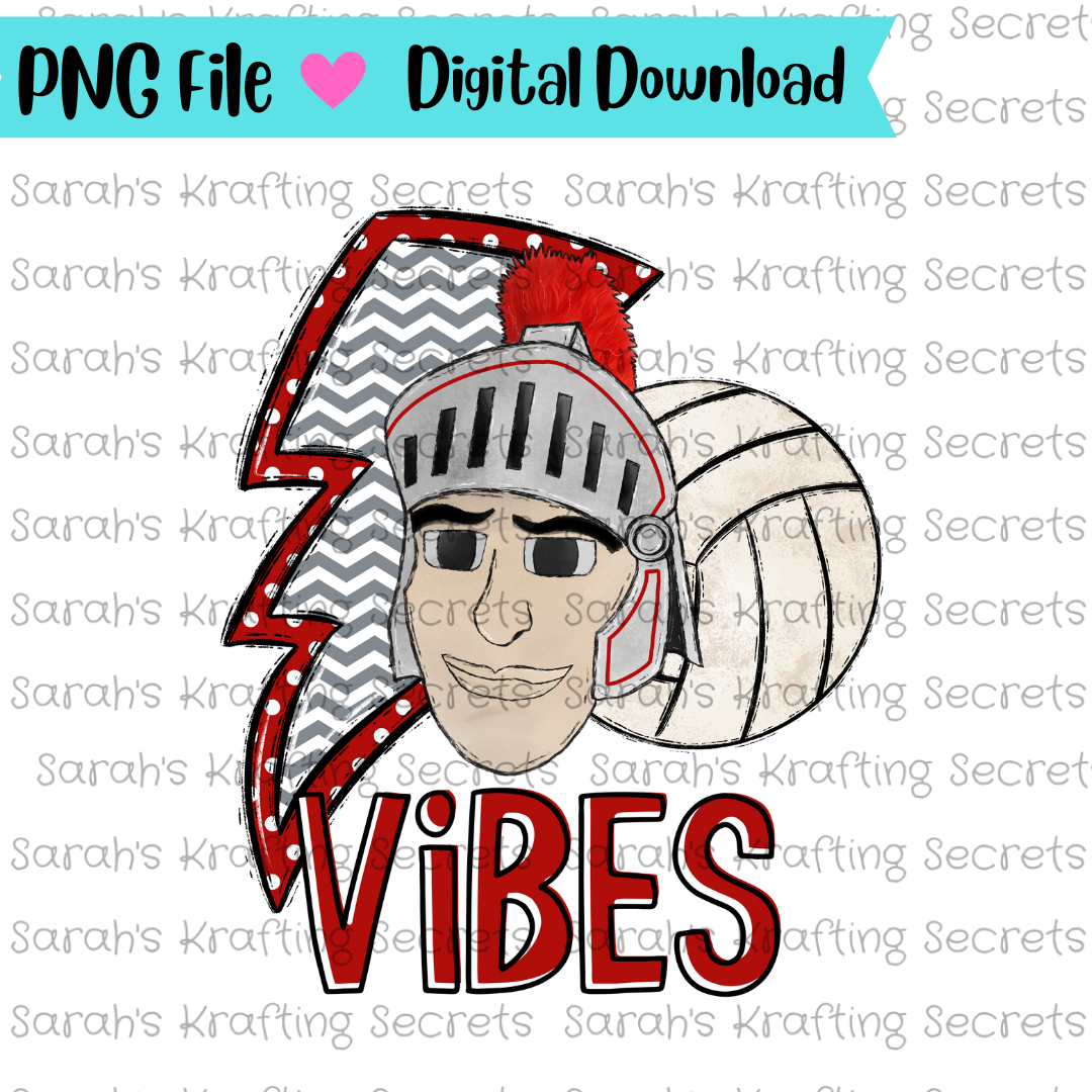 Spartans Volleyball Sublimation Design