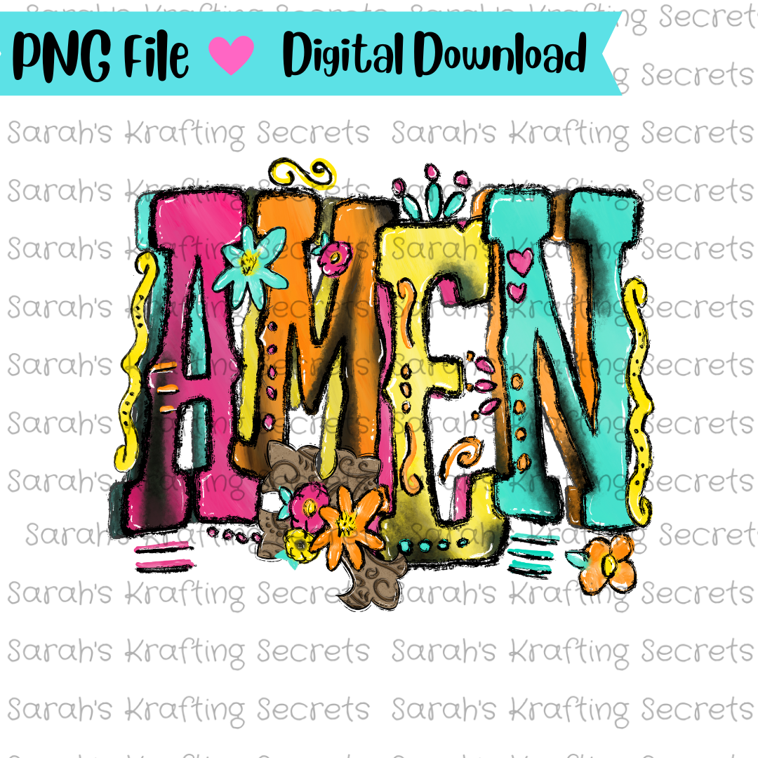 Western Amen Sublimation png