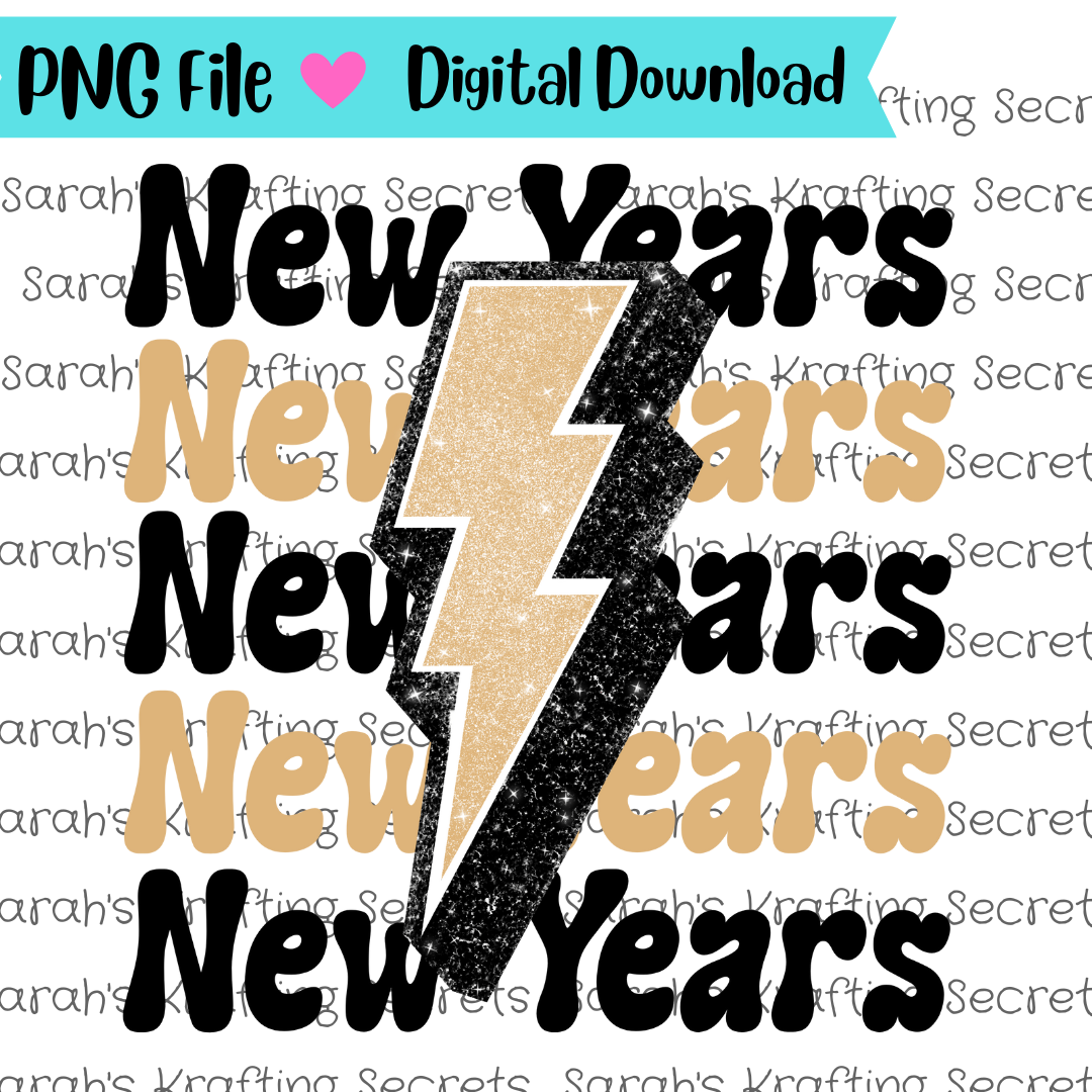 New Years Sublimation Graphic Design