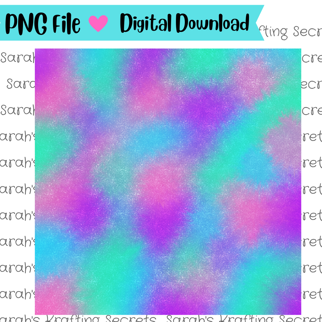 Glitter Tie Dye Digital Paper