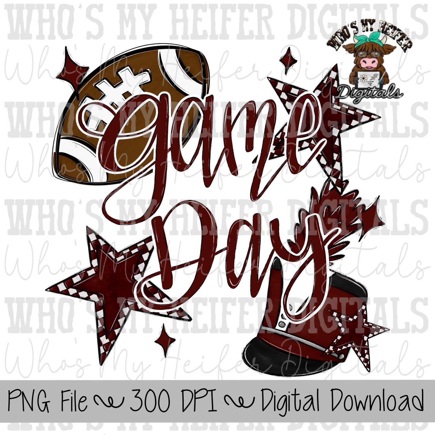 Game Day Football Band PNG Hand Drawn Checkered Band Mama Sublimation Design Band Game Day Shirt Design Marching Band Digital Download Star