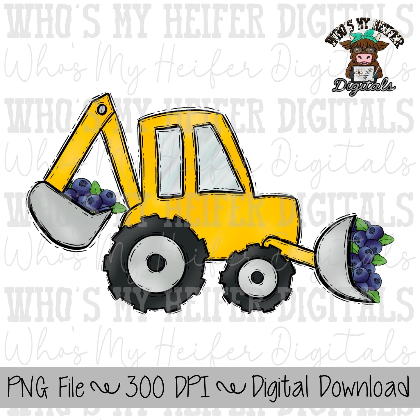 Blueberry Backhoe