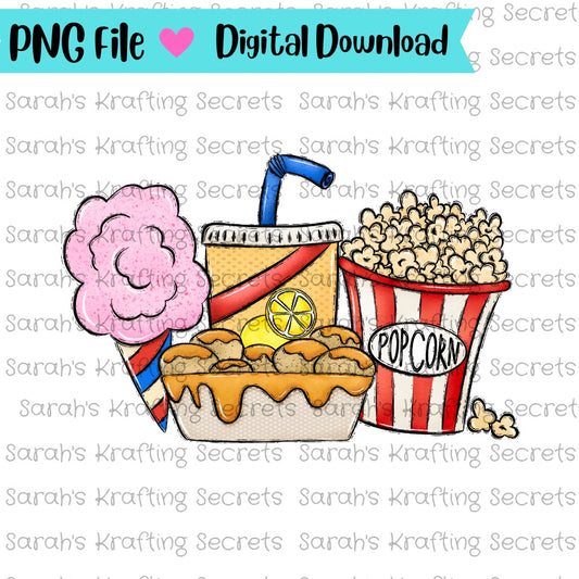 Carnival Food sublimation