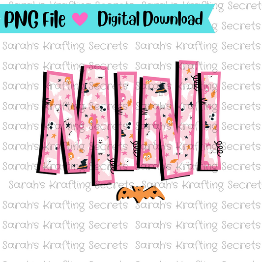 Pink Halloween Mini png