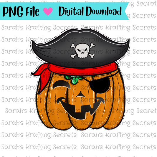 Pirate Pumpkin Sublimation