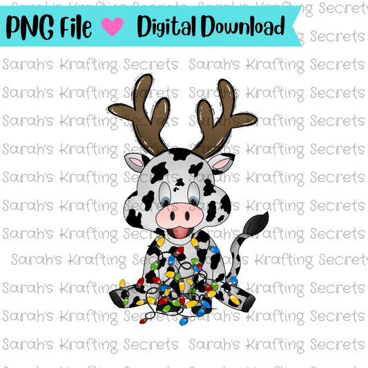 Christmas Cow png