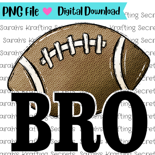 Football Bro Sublimation Graphic Design