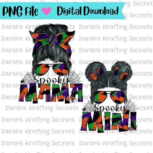 Spooky Mama and mini Sublimation