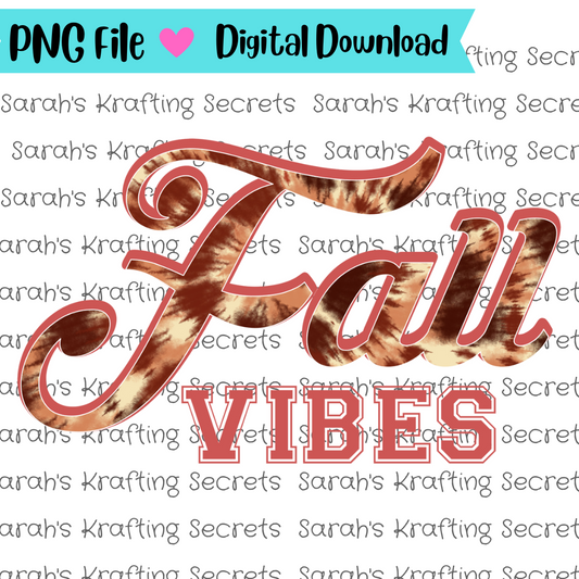 Fall Vibes Sublimation Graphic Design