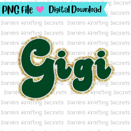 Retro Gigi faux patches png