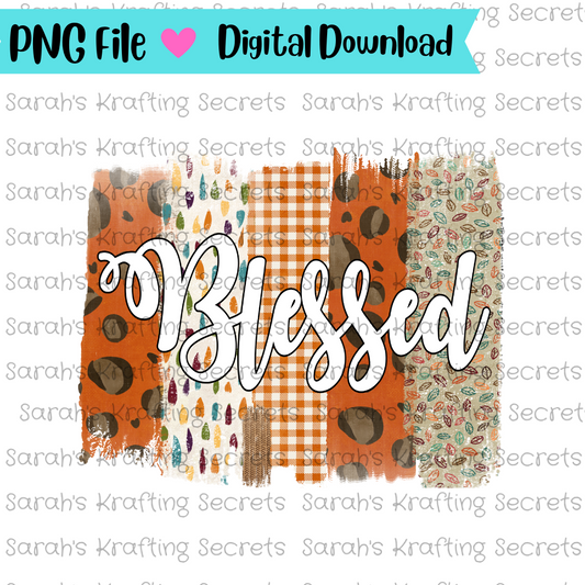 Blessed Brush Strokes Sublimation