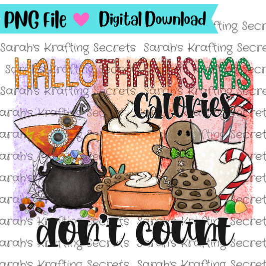Hallothanksmas Sublimation Graphic Design