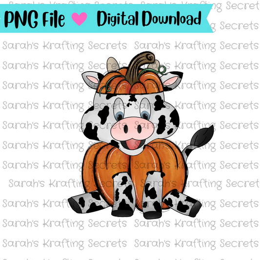 Pumpkin Cow Sublimation