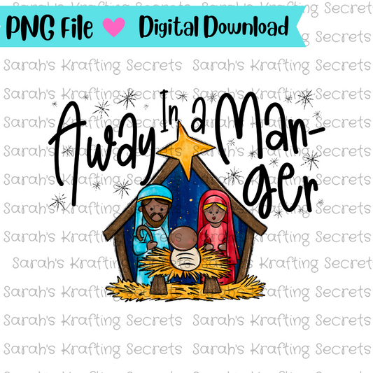 Away in a manger png