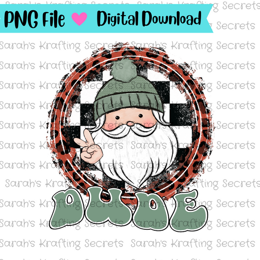 Retro Christmas Dude png