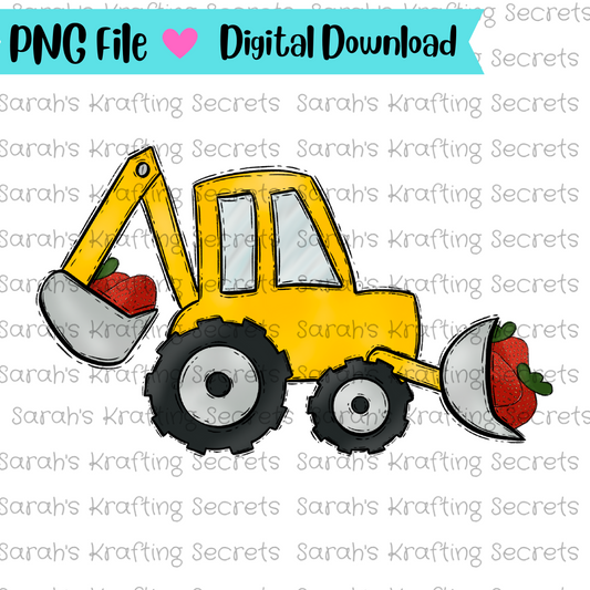 Strawberry Construction sublimation png