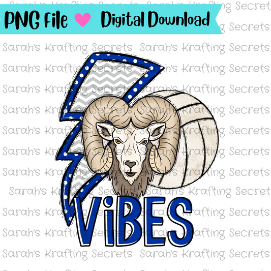 Rams Volleyball Sublimation Design