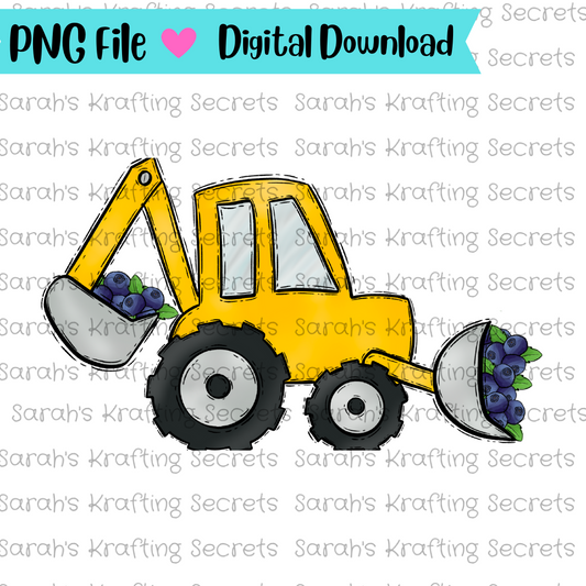 Blueberry truck png
