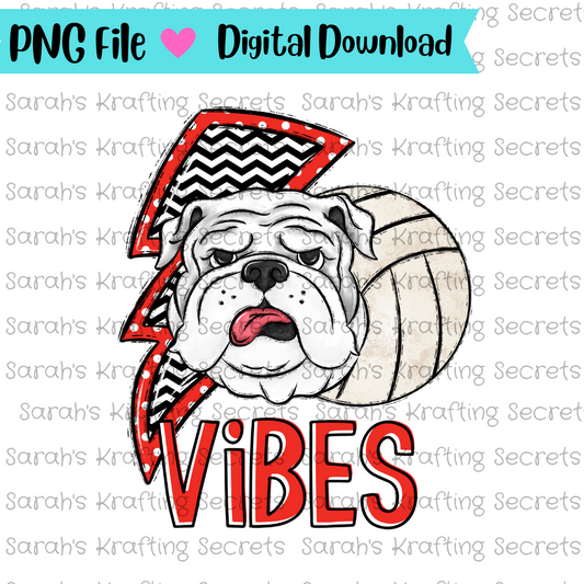 Bulldogs Volleyball Sublimation design