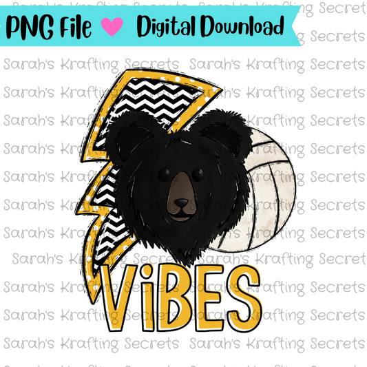 Bears Volleyball Sublimation design