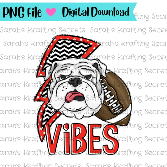 Football Vibes Sublimation Design