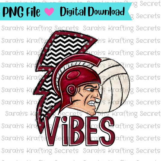 Trojan Volleyball Sublimation design