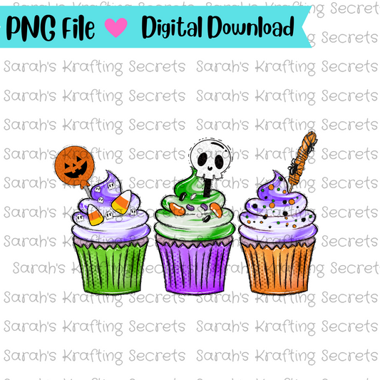 Halloween Cupcakes Png