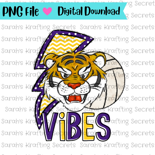 Tiger Volleyball Sublimation design