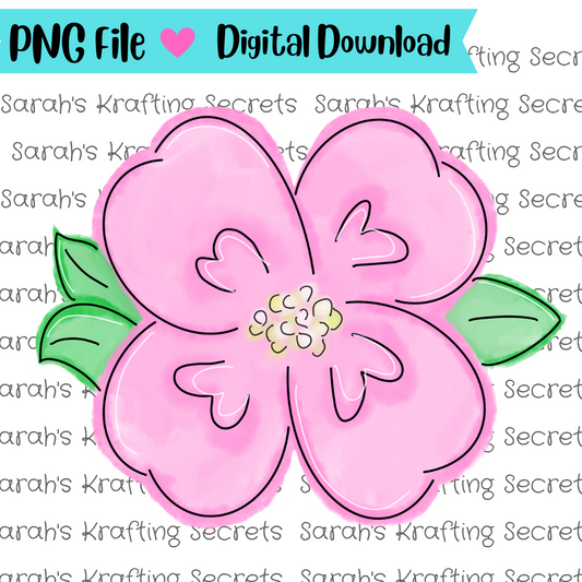 Flower Sublimation Graphic Design 
