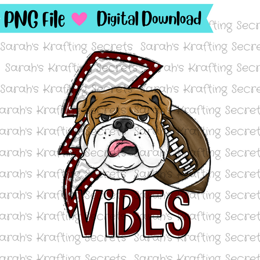 Football Vibes Sublimation Design