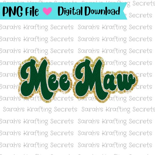 Faux MeeMaw Patch