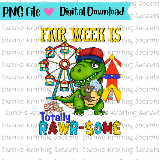 Boy Dinosaur Fair Sublimation Png