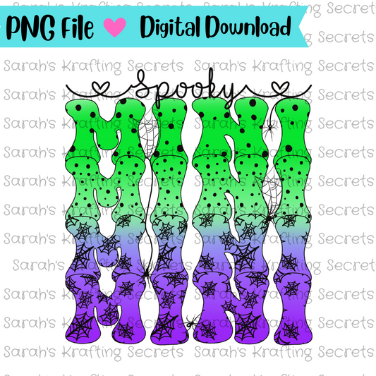 Spooky Mini Sublimation design 