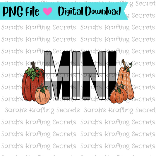 Pumpkin Plaid Mini Sublimation