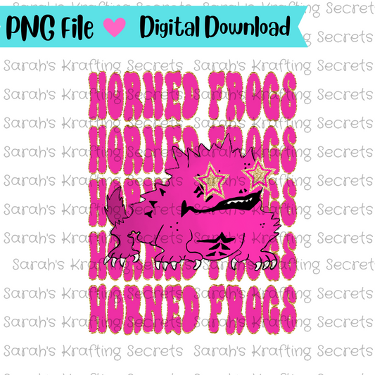 Preppy Horned Frog png