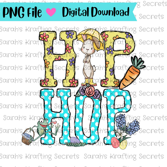 Easter Hip Hop Sublimation png 