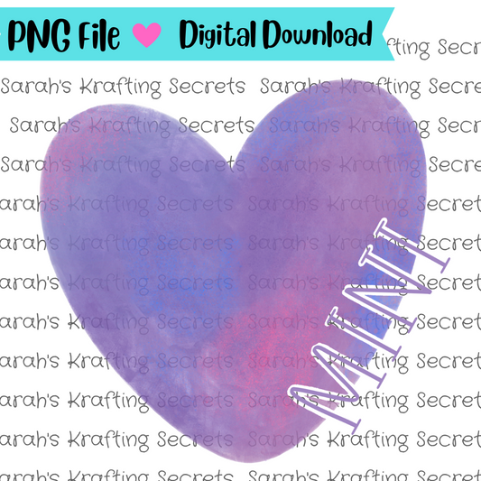 Valentine's Day Heart Mini Sublimation Graphic Design