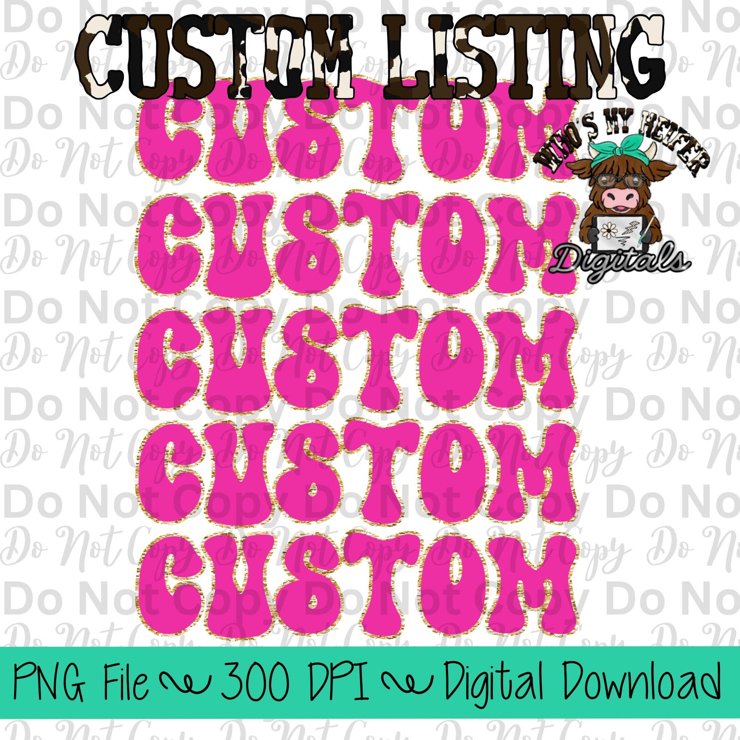 Custom Preppy Mascot Name PNG Hand Drawn Mascot Name Sublimation Design Sports Team Name Shirt Designs School Spirit PNG File School Name