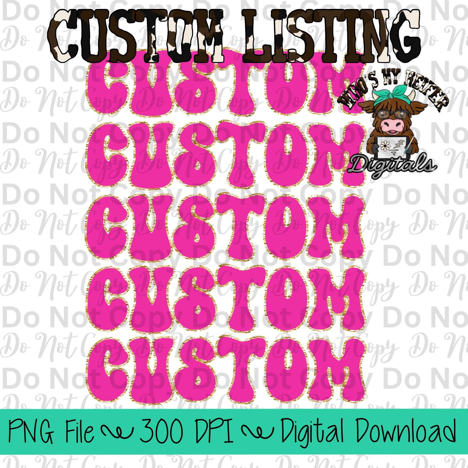 Custom Preppy Mascot Name PNG Hand Drawn Mascot Name Sublimation Design Sports Team Name Shirt Designs School Spirit PNG File School Name