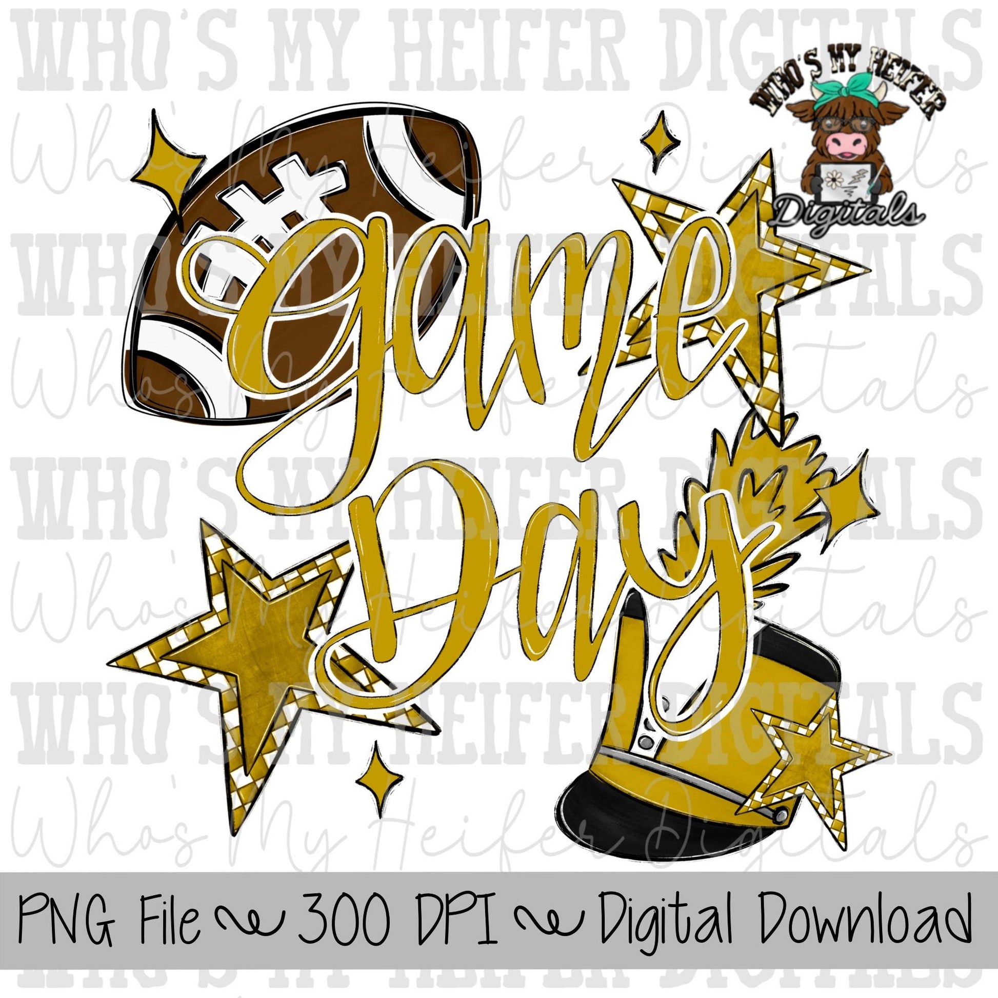 Game Day Football Band PNG Hand Drawn Checkered Band Mama Sublimation Design Band Game Day Shirt Design Marching Band Digital Download Star