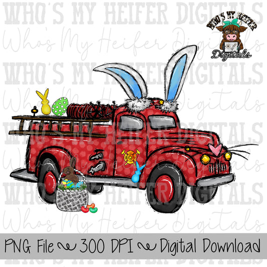 Easter Fire Truck