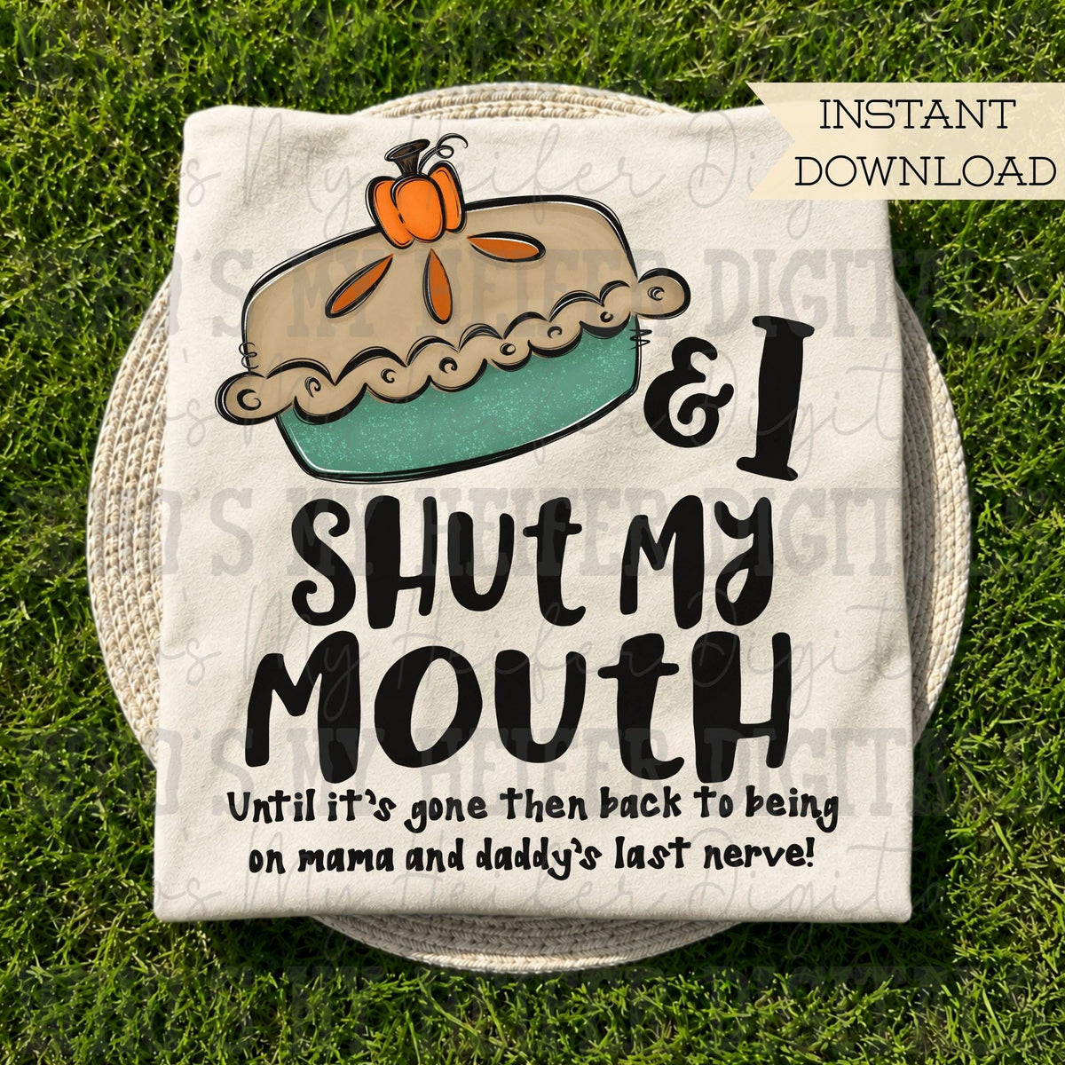 Funny Thanksgiving PNG Hand Drawn Pumpkin Pie Digital Download Popular Song Saying Digital Art Kid Shirt Design Thanksgiving Sublimation DTF